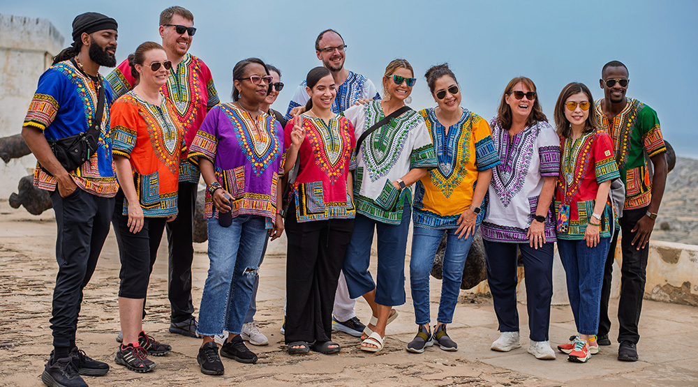 The Global Connections team on the heritage tour