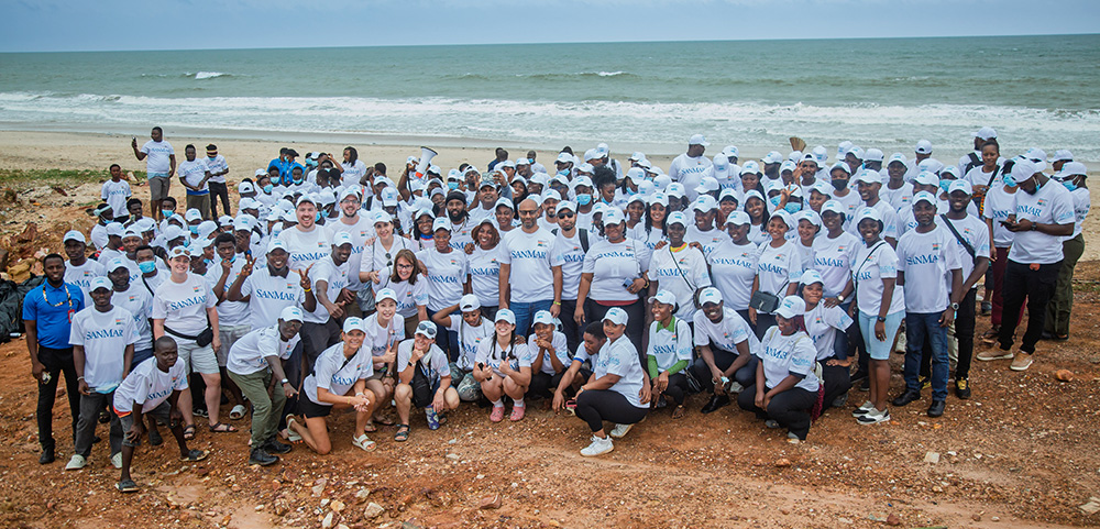 Beach cleanup afternoon